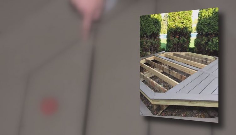 致电11行动：Perrysburg妇女说甲板修复变成梦魇