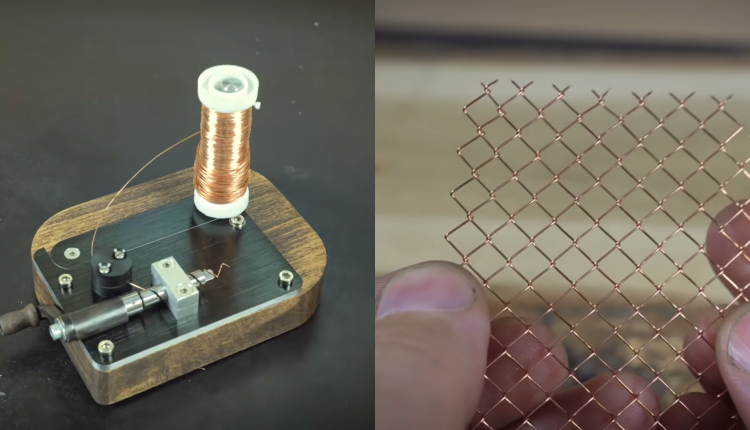 小小的链环栅栏，由手摇辉煌制成